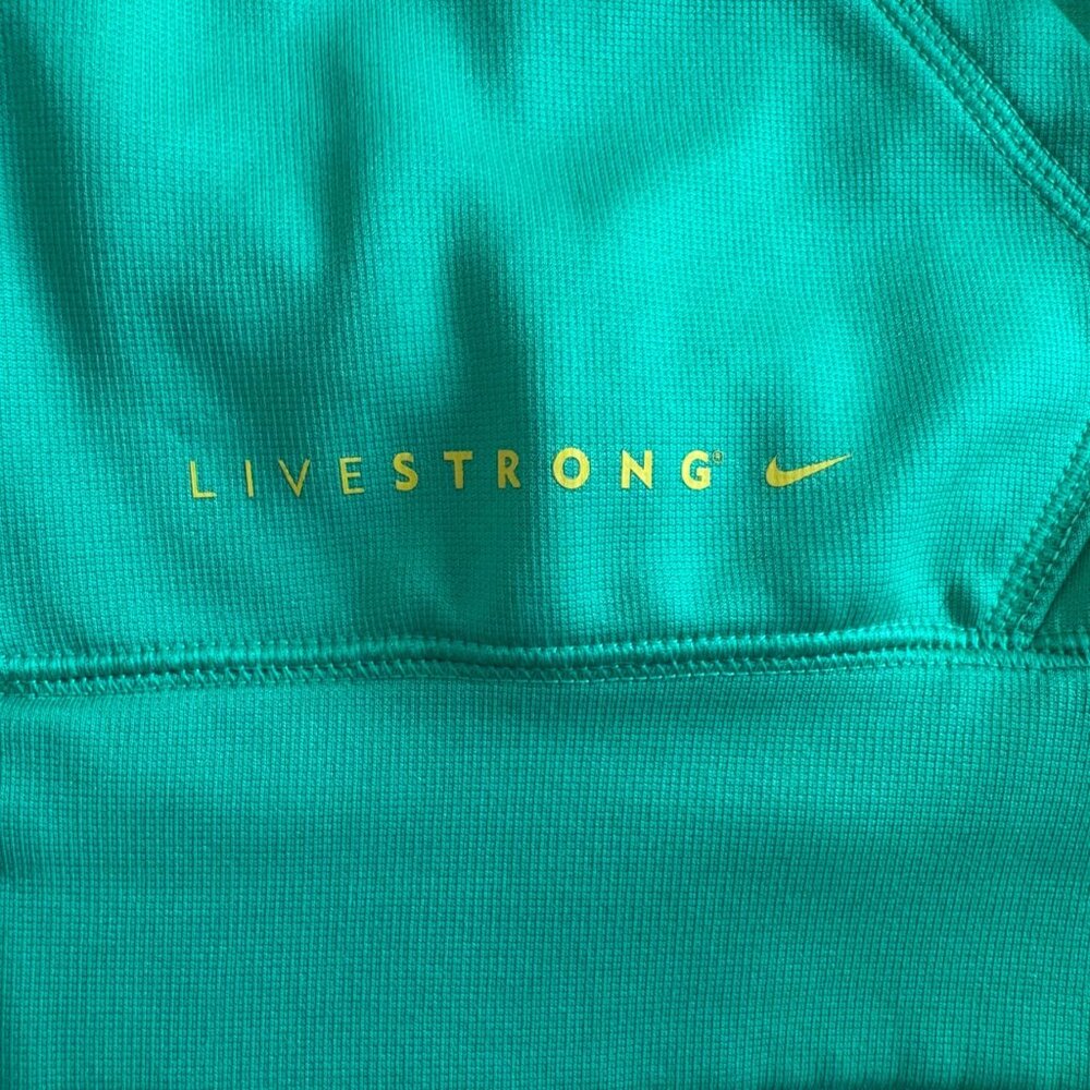 Nike Therma-Fit Livestrong Green Full-Zip Hoodie Athleticwear Mens Size L - Picture 11 of 16